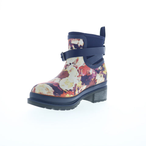 Muck Liberty Rubber Waterproof LWKR2FLR Womens Blue Ankle & Booties Boots