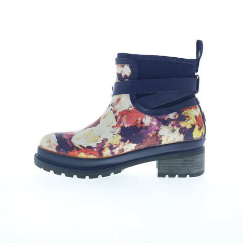 Muck Liberty Rubber Waterproof LWKR2FLR Womens Blue Ankle & Booties Boots