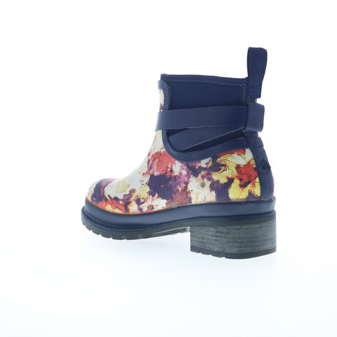 Muck Liberty Rubber Waterproof LWKR2FLR Womens Blue Ankle & Booties Boots