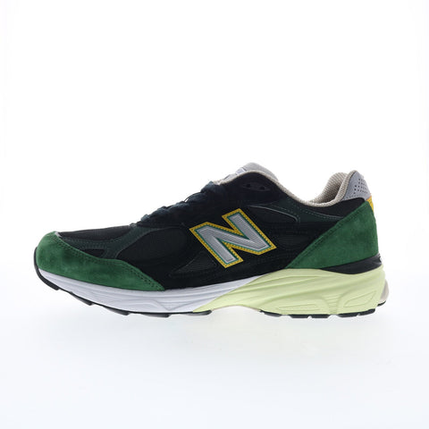 New Balance 990 M990CP3 Mens Black Suede Lifestyle Sneakers Shoes