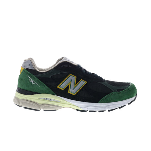New Balance 990 M990CP3 Mens Black Suede Lifestyle Sneakers Shoes