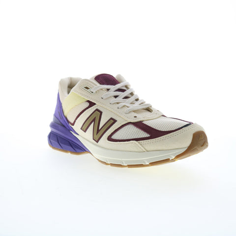 New Balance 990 M990CP5 Mens Beige Suede Lace Up Lifestyle Sneakers Shoes