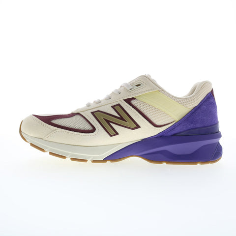 New Balance 990 M990CP5 Mens Beige Suede Lace Up Lifestyle Sneakers Shoes