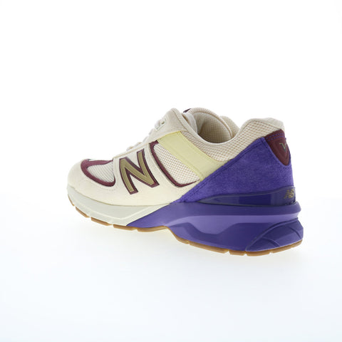 New Balance 990 M990CP5 Mens Beige Suede Lace Up Lifestyle Sneakers Shoes