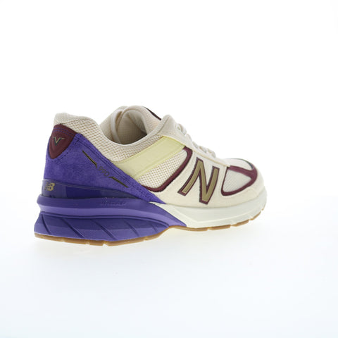 New Balance 990 M990CP5 Mens Beige Suede Lace Up Lifestyle Sneakers Shoes