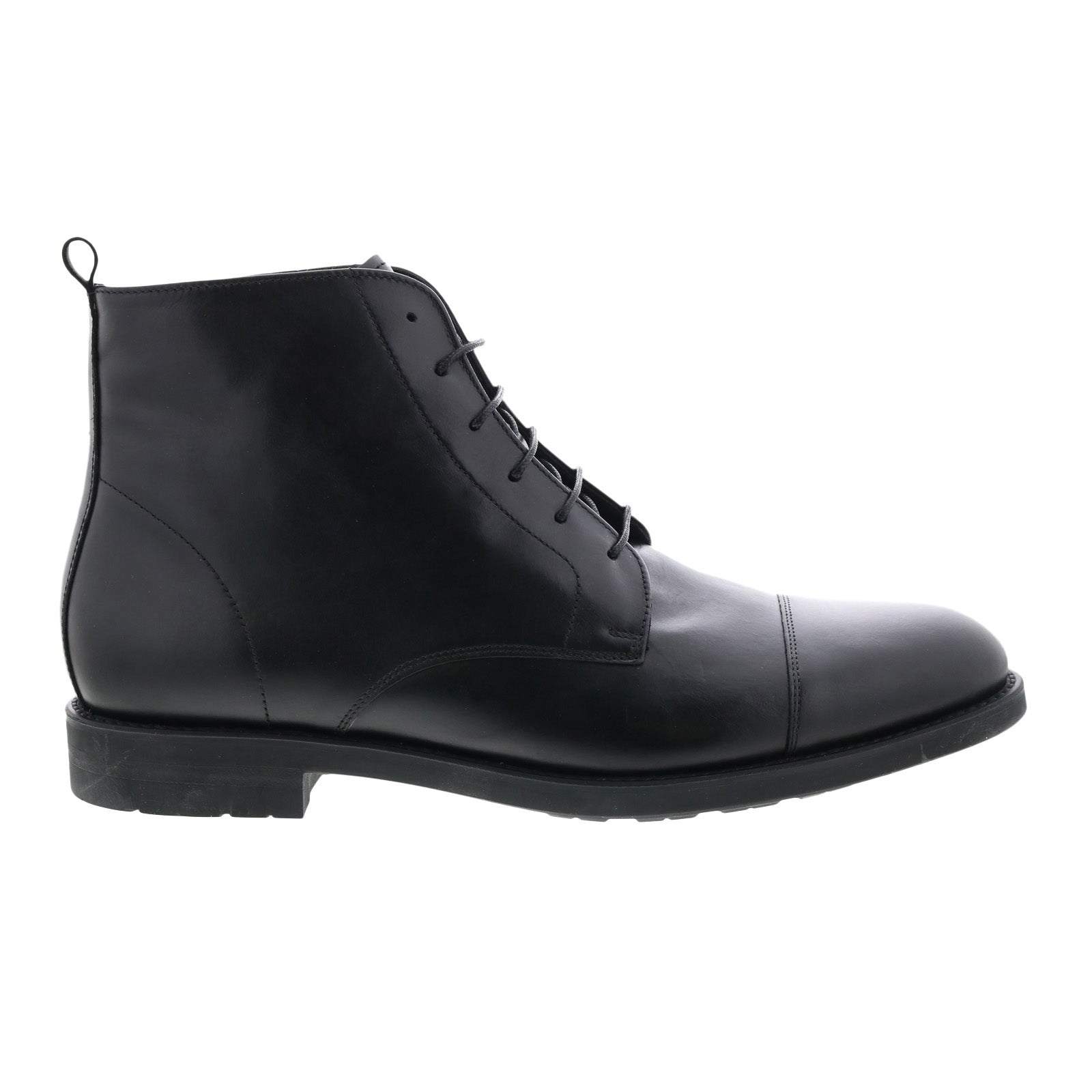 Bruno Magli Crosby MB1CSBA0 Mens Black Leather Lace Up Casual Dress Boots