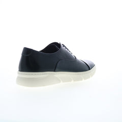 Bruno Magli Dixon MB1DIXN0 Mens Blue Leather Oxfords & Lace Cap Toe Shoes