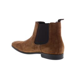 Bruno Magli Billy MB2BILB0 Mens Brown Suede Slip On Chelsea Boots