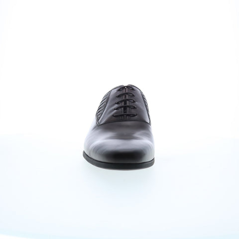 Bruno Magli Milos Woven Mens Brown Oxfords & Lace Ups Plain Toe Shoes