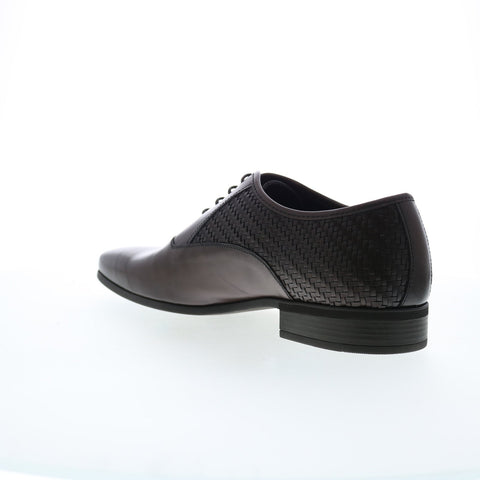Bruno Magli Milos Woven Mens Brown Oxfords & Lace Ups Plain Toe Shoes