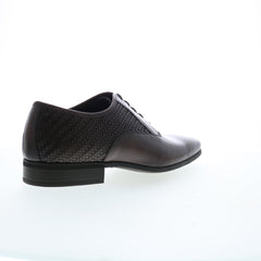 Bruno Magli Milos Woven Mens Brown Oxfords & Lace Ups Plain Toe Shoes