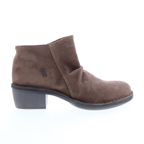 Fly London Merk MERK093FLY-004 Womens Brown Suede Ankle & Booties Boots