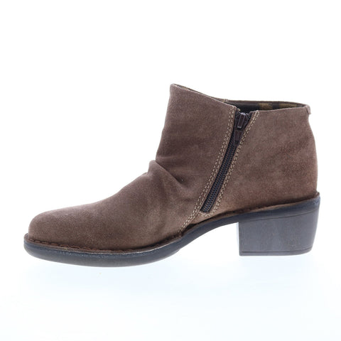 Fly London Merk MERK093FLY-004 Womens Brown Suede Ankle & Booties Boots