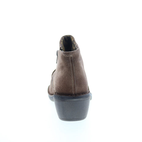 Fly London Merk MERK093FLY-004 Womens Brown Suede Ankle & Booties Boots