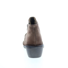 Fly London Merk MERK093FLY-004 Womens Brown Suede Ankle & Booties Boots