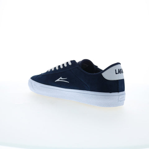 Lakai Newport MS4240251A00 Mens Blue Suede Skate Inspired Sneakers Shoes