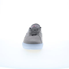 Lakai Cardiff MS4240264A00 Mens Gray Suede Skate Inspired Sneakers Shoes