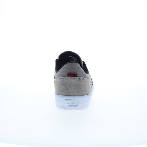 Lakai Cardiff MS4240264A00 Mens Gray Suede Skate Inspired Sneakers Shoes