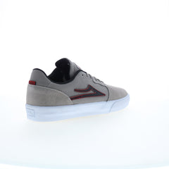 Lakai Cardiff MS4240264A00 Mens Gray Suede Skate Inspired Sneakers Shoes