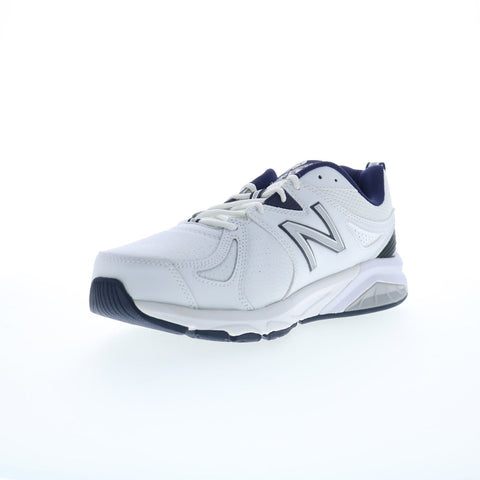 New Balance 857 MX857WN2 Mens White Leather Lifestyle Sneakers Shoes