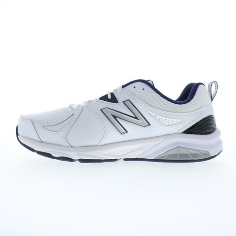 New Balance 857 MX857WN2 Mens White Leather Lifestyle Sneakers Shoes