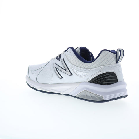 New Balance 857 MX857WN2 Mens White Leather Lifestyle Sneakers Shoes