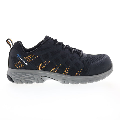 Nautilus Stratus Electric Hazard N1902 Mens Black Wide Athletic Work Shoes
