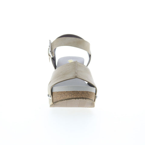 Volatile Nekoma PV123 Womens Beige Synthetic Hook & Loop Wedges Sandals Shoes
