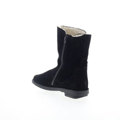 Miz Mooz Pamela Womens Black Suede Zipper Casual Dress Boots