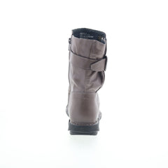 Miz Mooz Parade Womens Gray Leather Zipper Casual Dress Boots