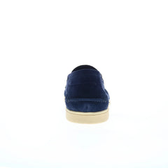 Di Bianco Procida Penny Cashmere 266 Mens Blue Loafers & Slip Ons Penny Shoes