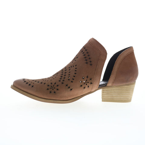 Very Volatile Zamora PVV701 Womens Brown Leather Ankle & Booties Boots