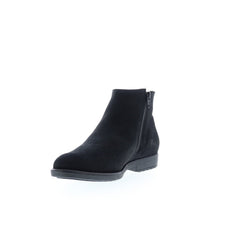 Bos. & Co. Rule Womens Black Suede Zipper Ankle & Booties Boots