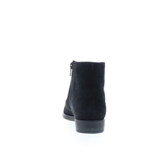 Bos. & Co. Rule Womens Black Suede Zipper Ankle & Booties Boots
