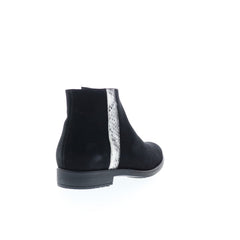 Bos. & Co. Rule Womens Black Suede Zipper Ankle & Booties Boots