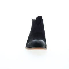 Softwalk Tilden S2060-004 Womens Black Wide Nubuck Ankle & Booties Boots
