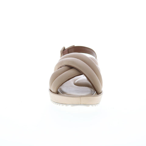 Softwalk Eden S2219-146 Womens Beige Wide Leather Wedges Sandals Shoes