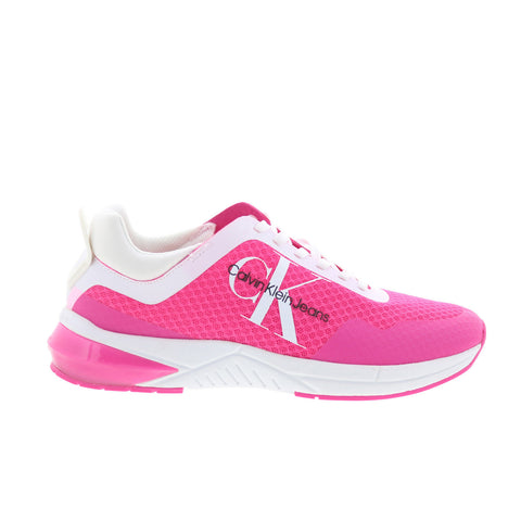 Calvin Klein Sasha KCSASHA Womens Pink Canvas Lifestyle Sneakers Shoes