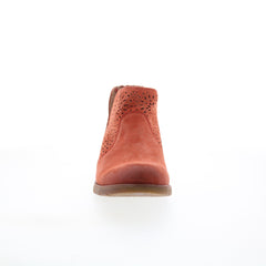 Sofft Barrosa SF0019903 Womens Orange Leather Zipper Ankle & Booties Boots