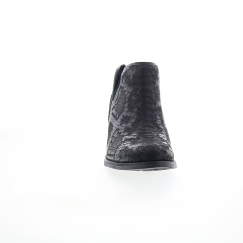 Sofft Abena SF0032151 Womens Black Leather Zipper Ankle & Booties Boots