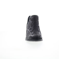 Sofft Abena SF0032151 Womens Black Leather Zipper Ankle & Booties Boots