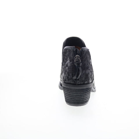 Sofft Abena SF0032151 Womens Black Leather Zipper Ankle & Booties Boots