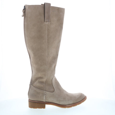 Sofft Samantha SF0034405 Womens Gray Leather Zipper Knee High Boots