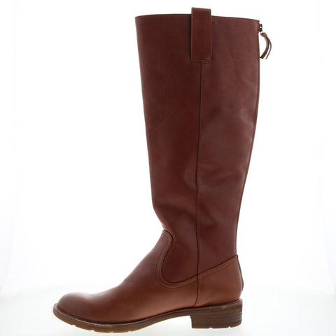 Sofft Samantha SF0034430 Womens Brown Leather Zipper Knee High Boots