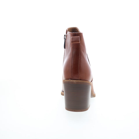 Sofft Canelli SF0034600 Womens Brown Leather Zipper Ankle & Booties Boots