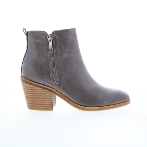 Sofft Canelli SF0034608 Womens Gray Leather Zipper Ankle & Booties Boots