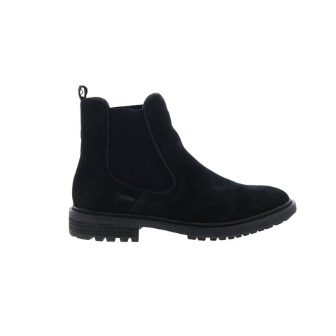 Sofft Leah SF0037021 Womens Black Suede Slip On Chelsea Boots