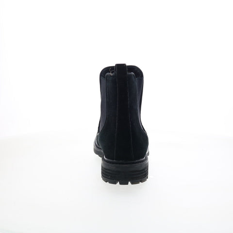 Sofft Leah SF0037021 Womens Black Leather Slip On Chelsea Boots