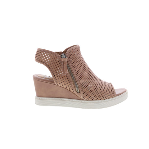 Sofft Saydee SF0041802 Womens Pink Leather Wedges Sandals Shoes