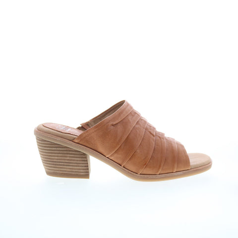Sofft Pienza SF0043500 Womens Brown Leather Heeled Sandals Shoes